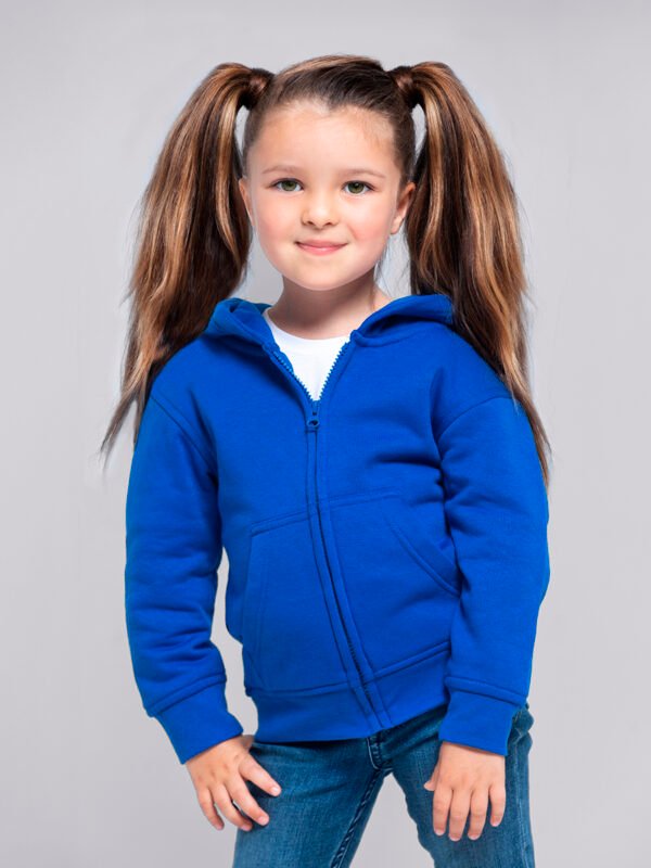 SWRKHOOD240 FELPA BAMBINO CAPPUCCIO E ZIP LEGGERA FRENCH TERRY