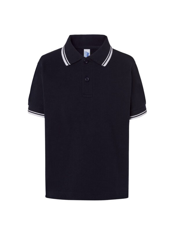UNI_JHK_PKID210_JHK_NYWH POLO BAMBINO MANICA CORTA REGULAR