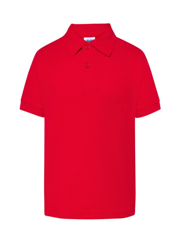 UNI_JHK_PKID210_JHK_RD POLO BAMBINO MANICA CORTA REGULAR