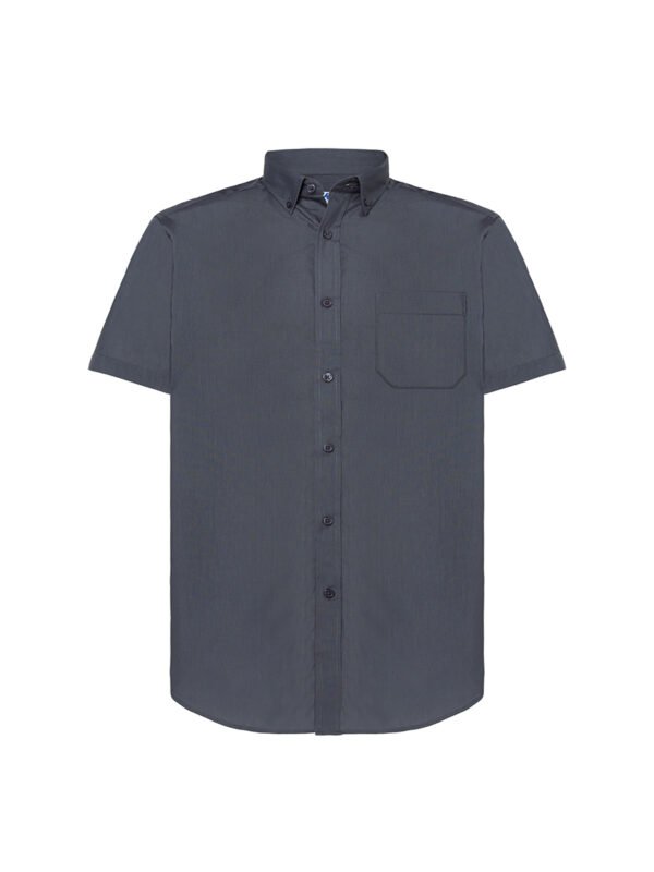 UNI_JHK_SHAPOPSS_JHK_GY CAMICIA UOMO MANICA CORTA POPELINE