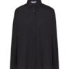 UNI_JHK_SHLPOP_JHK_BK CAMICIA DONNA MANICA LUNGA POPELINE