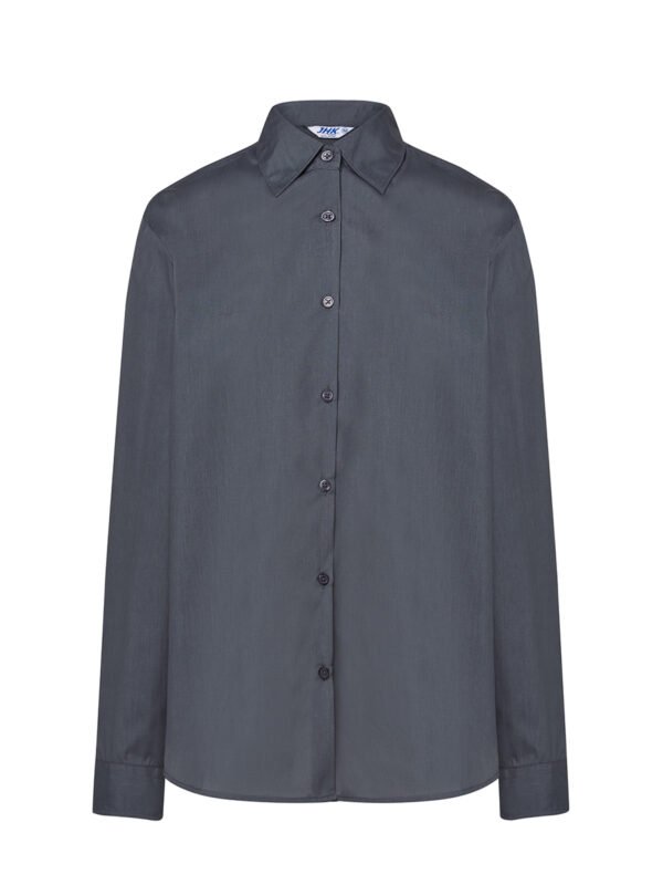 UNI_JHK_SHLPOP_JHK_GY CAMICIA DONNA MANICA LUNGA POPELINE