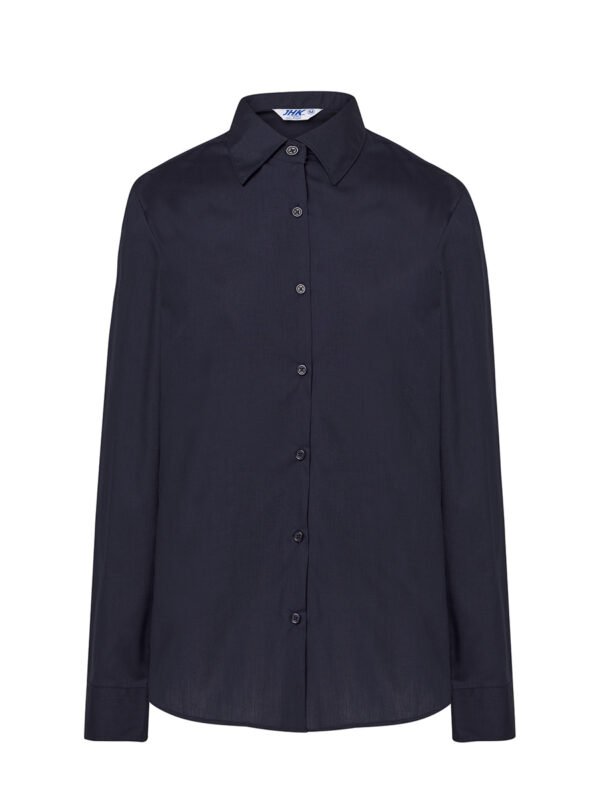 UNI_JHK_SHLPOP_JHK_NY CAMICIA DONNA MANICA LUNGA POPELINE