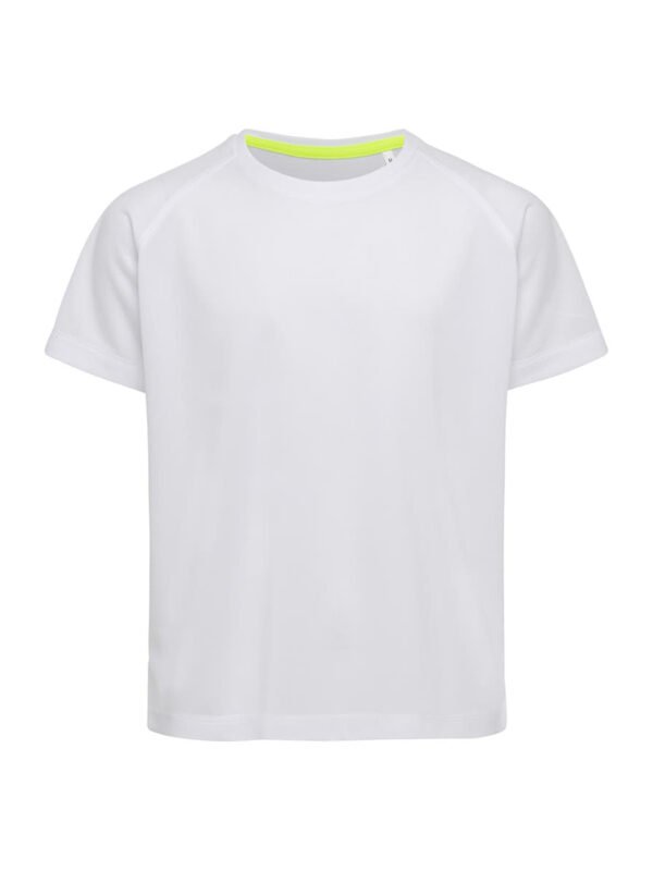 UNI_STD_ST8570_STD_WHI T-SHIRT BAMBINO MANICA CORTA SPORT ACTIVE