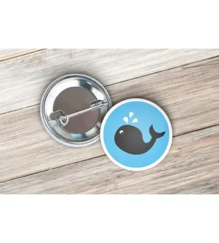 Pins personalizzate rotonde Ø 45 mm