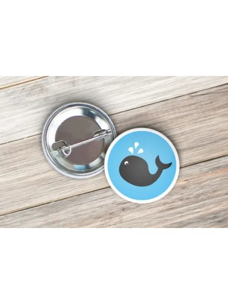 Pins personalizzate rotonde Ø 45 mm