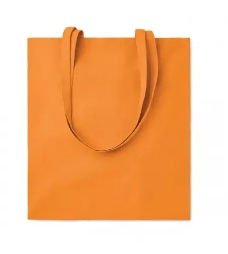 Shopper bags in cotone colorato 38x42 cm