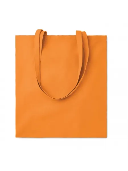 cottonel-colour-arancio.jpg Shopper bags in cotone colorato 38x42 cm