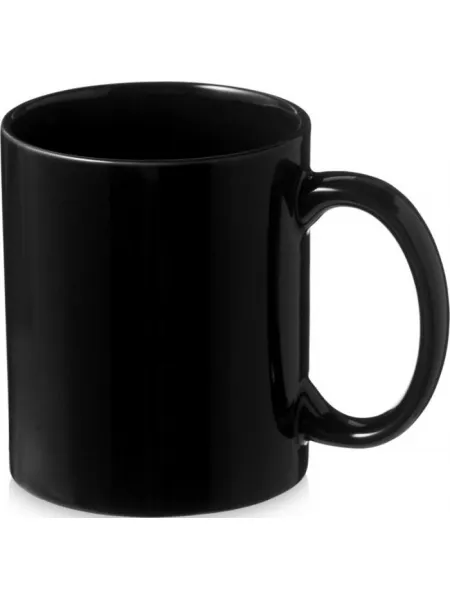 tazza-in-ceramica-santos-nero.jpg Tazza in ceramica colorata personalizzata Santos 330 ml