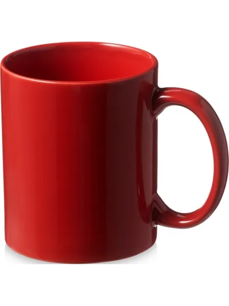 tazza-in-ceramica-santos-rosso.jpg Tazza in ceramica colorata personalizzata Santos 330 ml